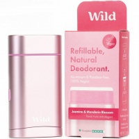 Wild Refillable Natural Aluminium Free Deodorant  - Pink Case Jasmine & Mandarin Blossom