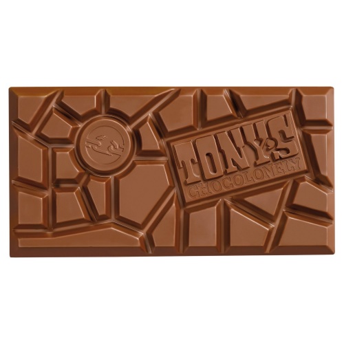 Tonys Chocolonely Fairtrade Chocolate Bar - Milk Creamy Hazelnut Crunch