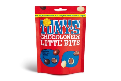Tonys Chocolonely Fairtrade Chocolate Littl' Bits Triple Chocolate Mix