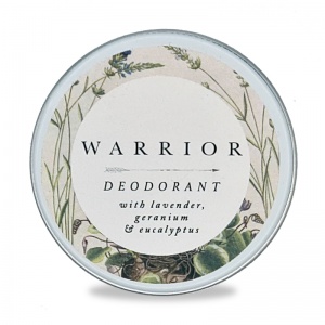 Warrior Natural Cream Deodorant   Plastic free - Lavender, Geranium and Eucalyptus