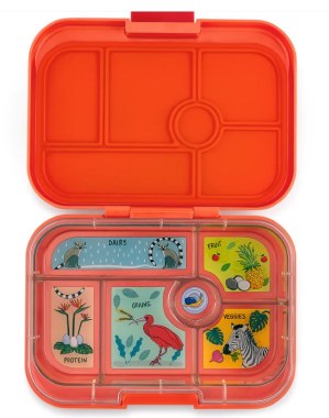 Yumbox Classic 6 Compartment Lunchbox Safari Orange